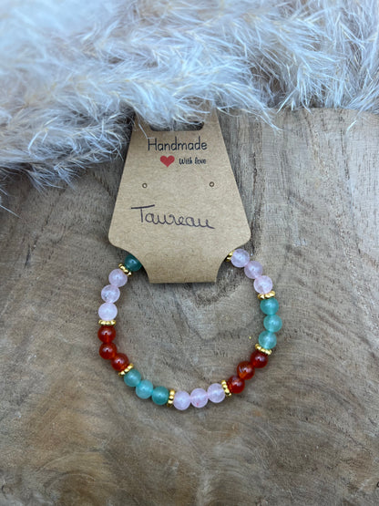 BRACELET PIERRES NATURELLES - TAUREAU