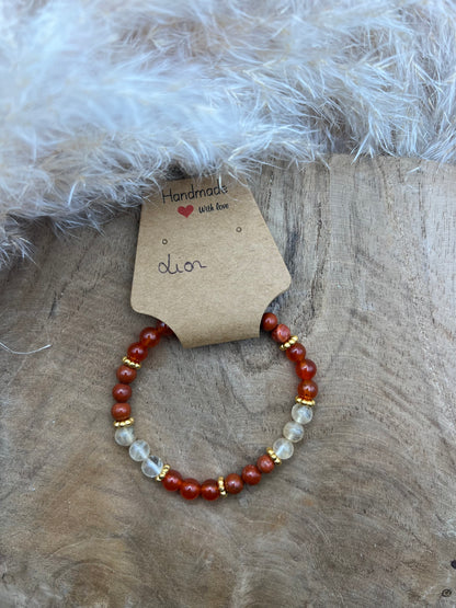 BRACELET PIERRES NATURELLES - LION