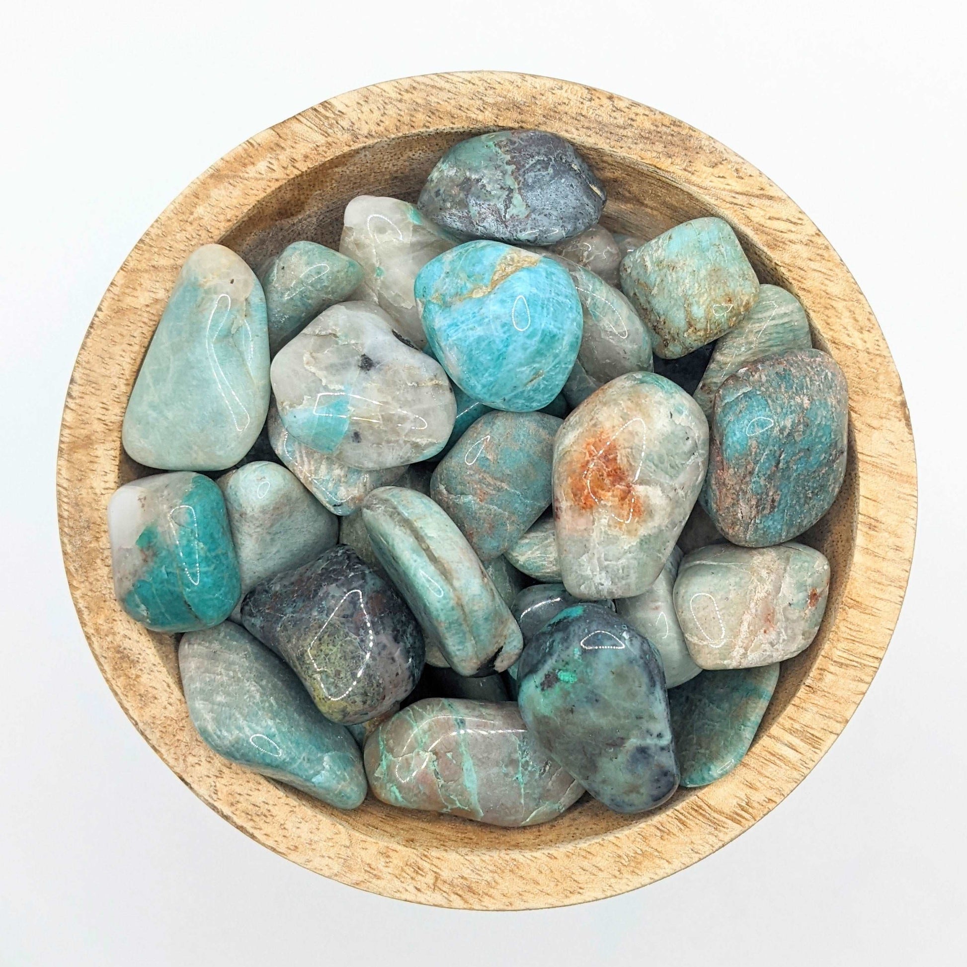 Pierre roulée amazonite